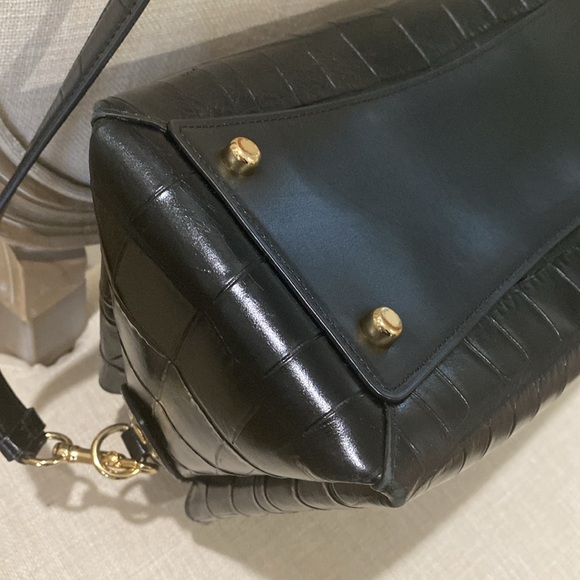 Coach Lillie Carryall with croc embossed detail. - Picture 16 of 16
